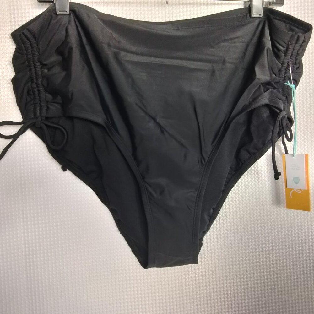 NWT Kona Sole Black Bathing Suit Bottom Size 1X